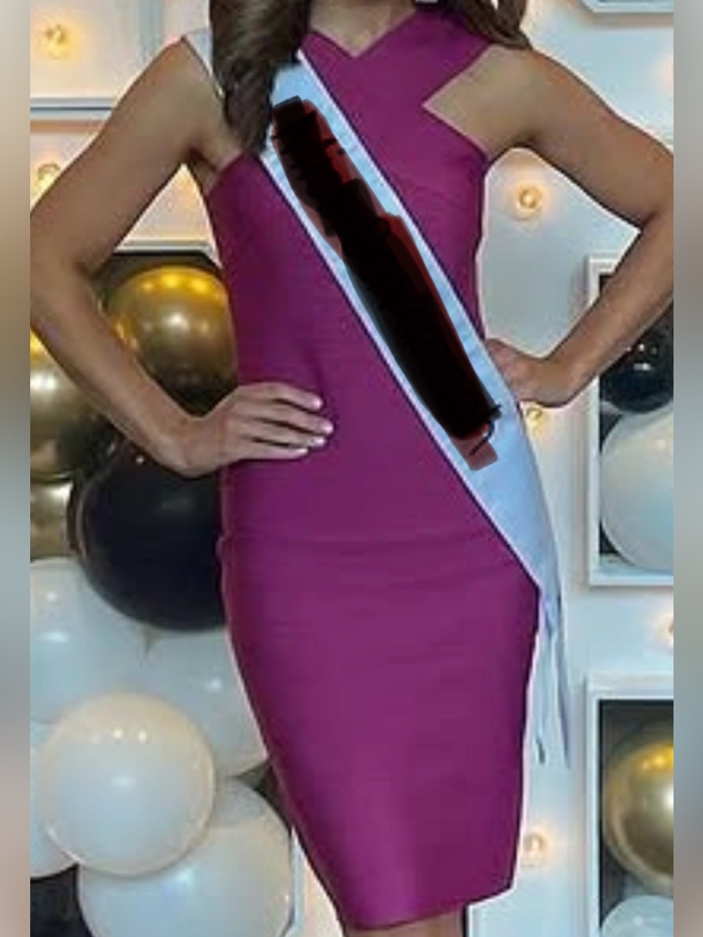 VENUS brand Fuchsia Sheath Dress